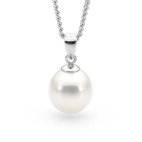 Freshwater Pearl Pendant Sterling Silver