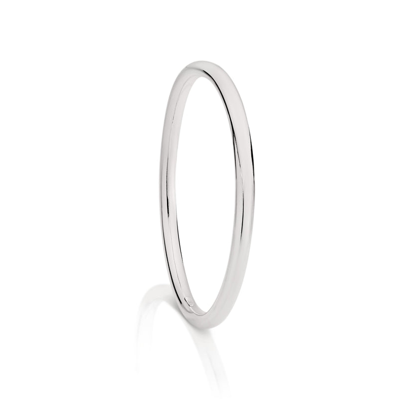 Silver 5mm golf bangle 70mm