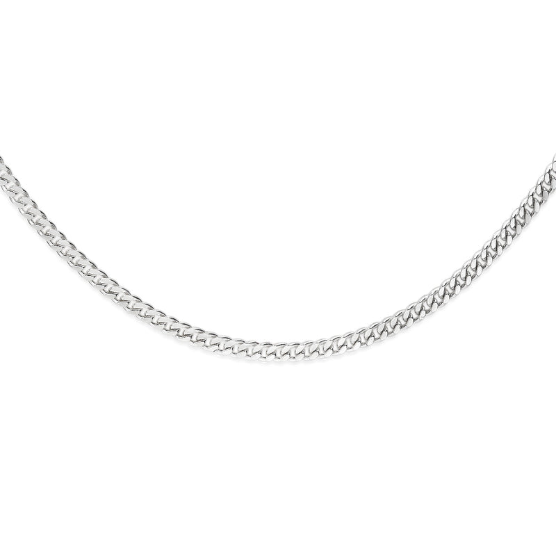 Sterling silver curb link chain