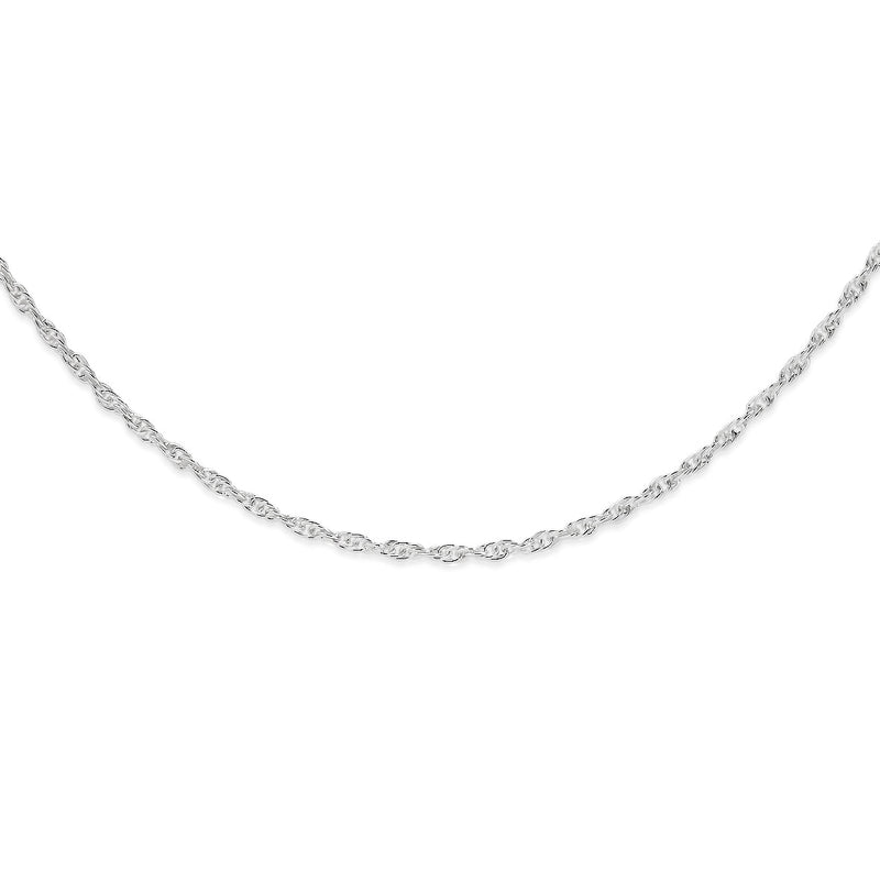 Sterling silver double cable link chain