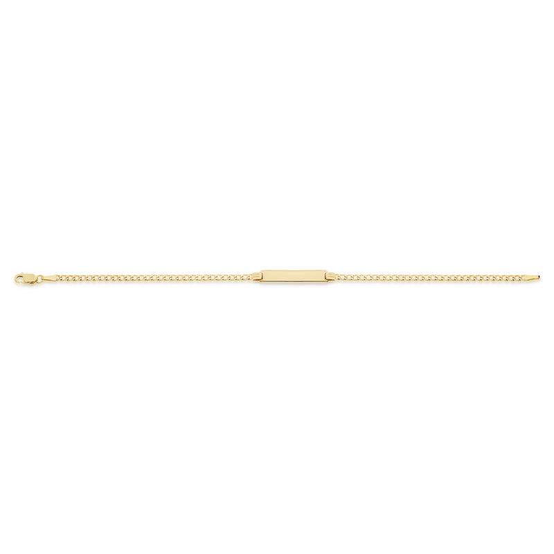 9ct gold ID bracelet