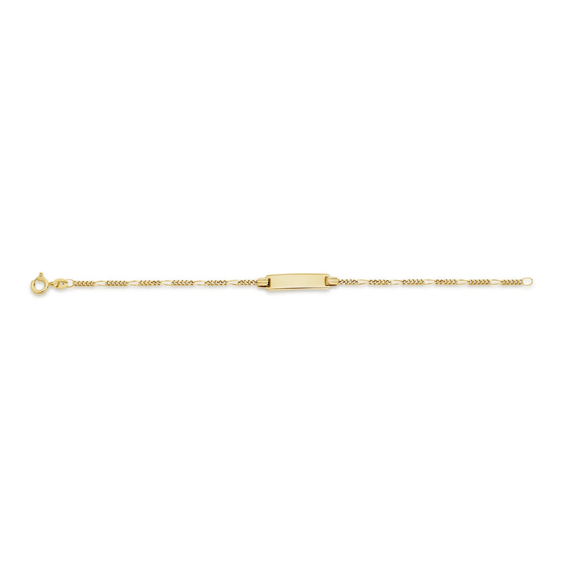 9ct gold children's ID bracelet