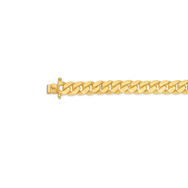 9ct gold curb bracelet