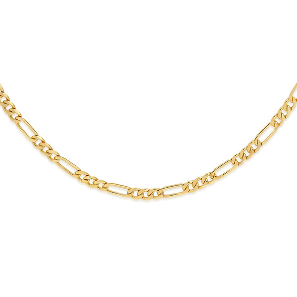 9ct gold 1:3 figaro chain