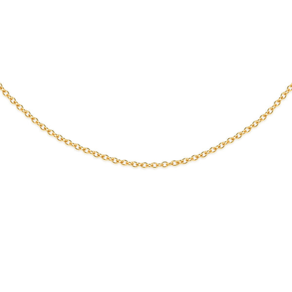 9ct gold cable chain