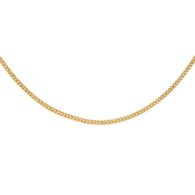 9ct gold curb chain