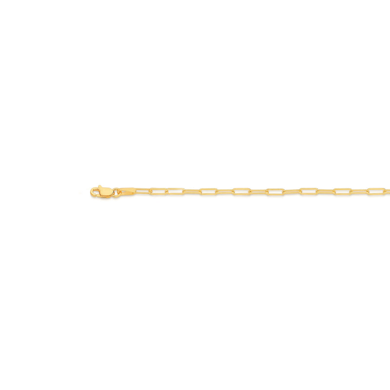 9ct paperclip bracelet