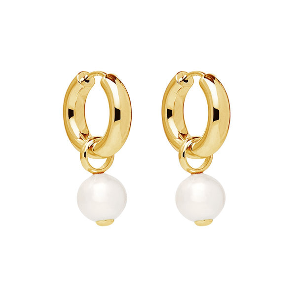 Najo Ms Perla Yellow Gold Earring