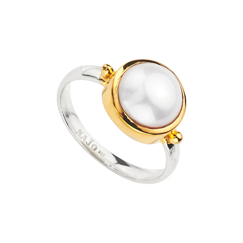 NAJO Garland Two Tone Pearl Ring