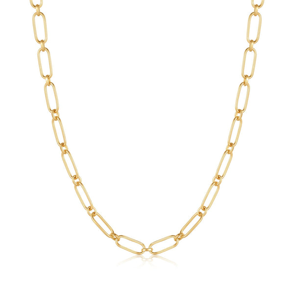 Ania Haie Gold Cable Connect Chunky Chain Necklace