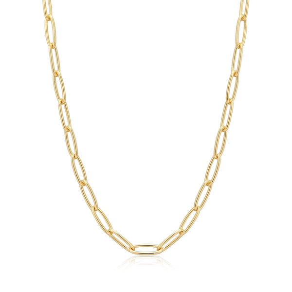 Ania Haie Gold Paperclip Chunky Chain Necklace